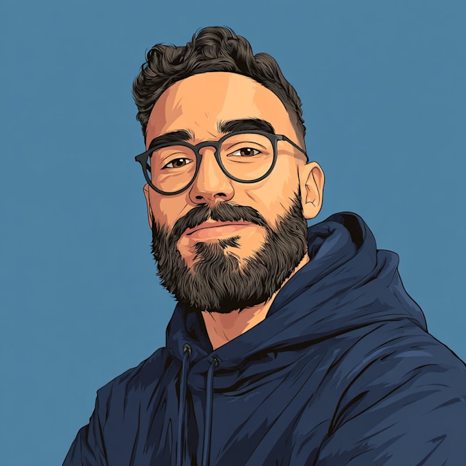 design vector cartoon portrait