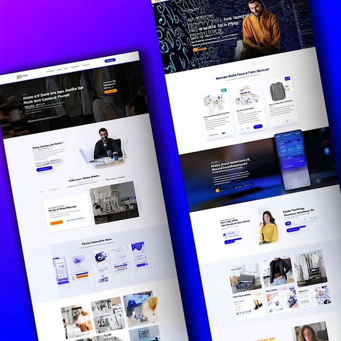 design a modern website UI UX in figma