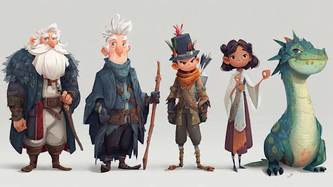Create high quality characters and illustrations for you by ...