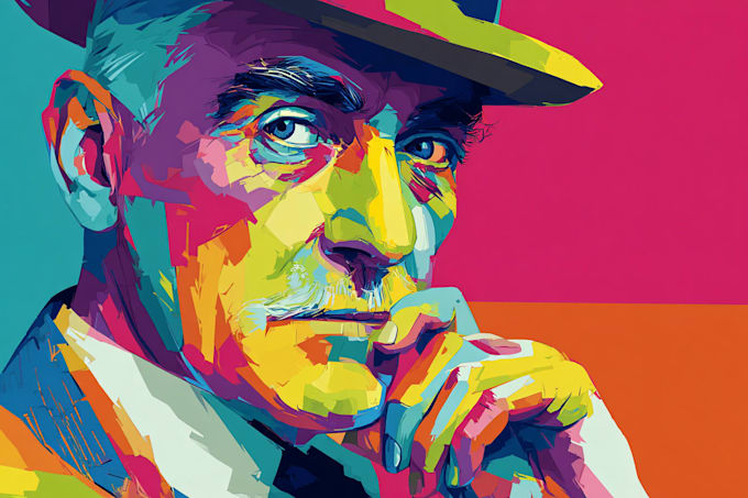 draw an awesome wpap pop art portrait
