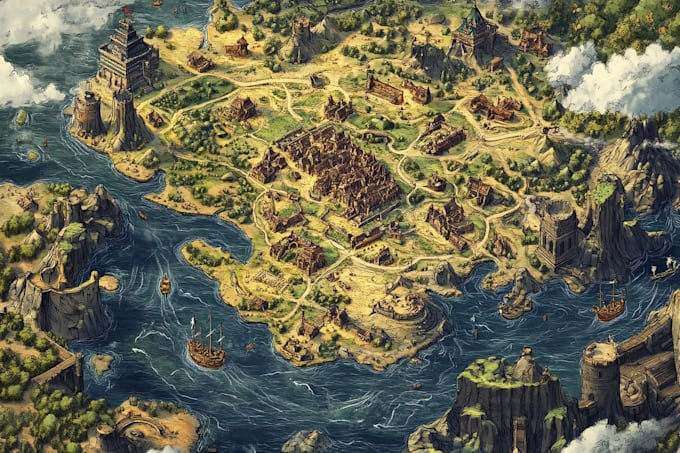 do fantasy map design