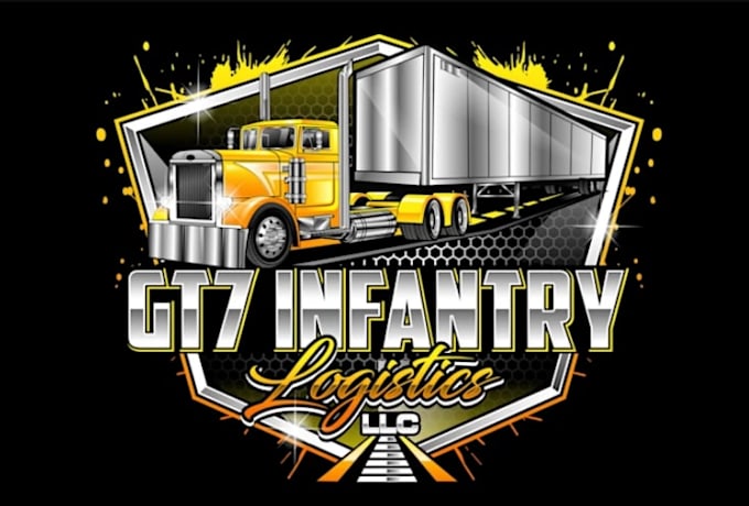 do modern hauling service logo
