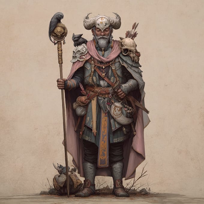 do dnd character art  for you