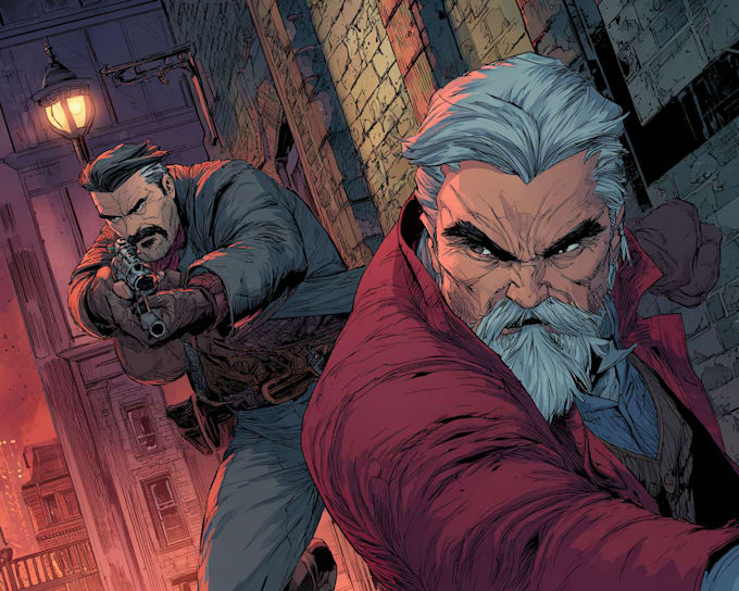 draw comic panels or comic book illustrations
