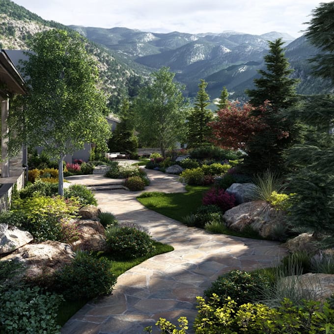 design and render your landscape design