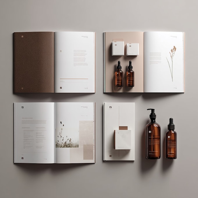 design modern brochure, product catalog