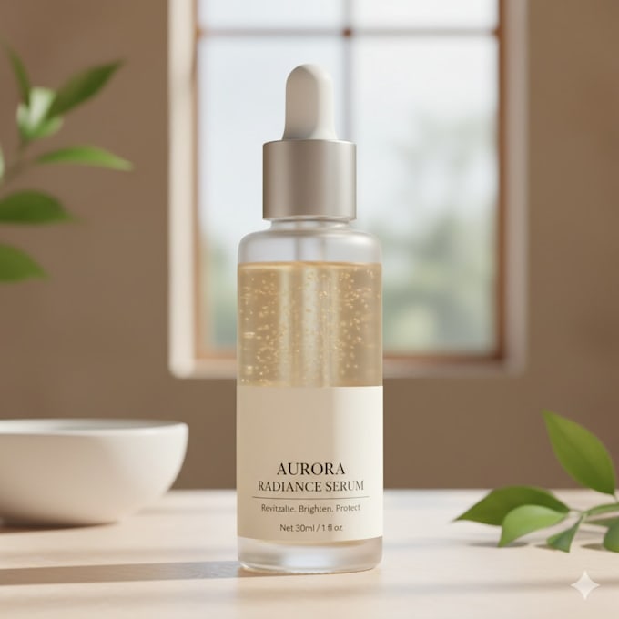 create luxury 3d cosmetic, 3d modeling, 3d rendering, 3d serum bottle animation