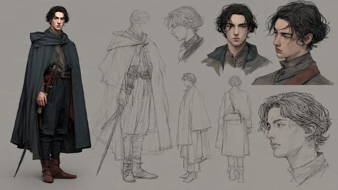 do semi realistic character design