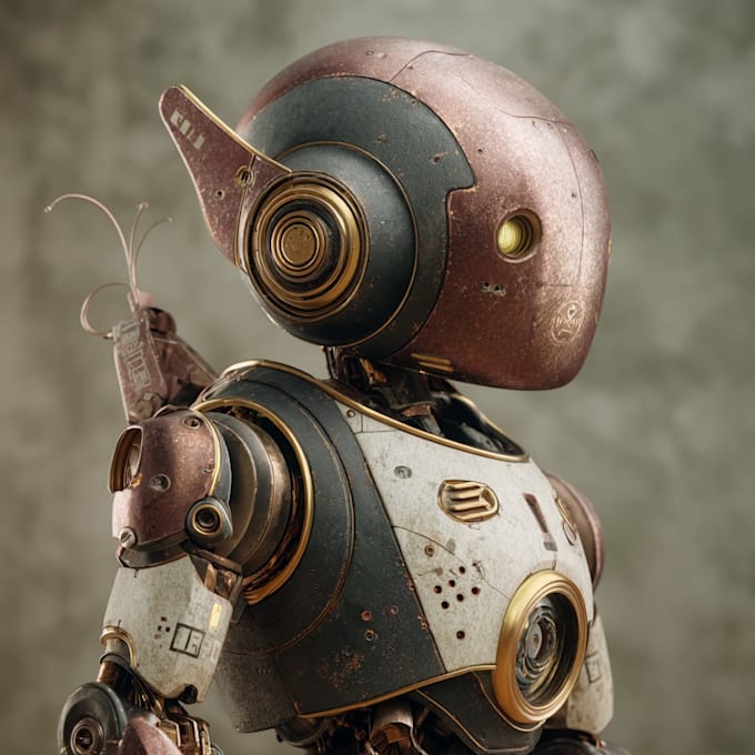 create your robot character for your sci fi themed projects