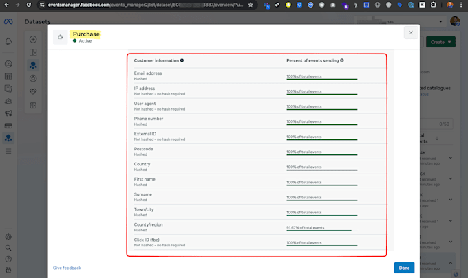 fix meta facebook pixel diagnostics, blocked events, conversion API