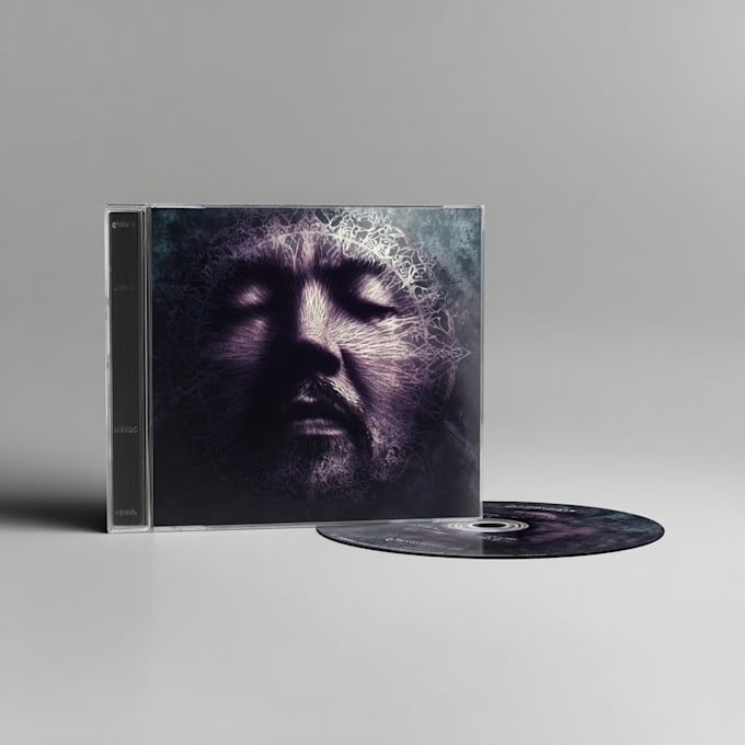 draw a album cover cd label or cd cover