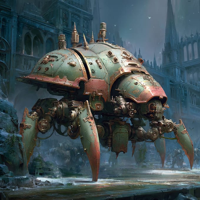 create unique creature monster design and character design