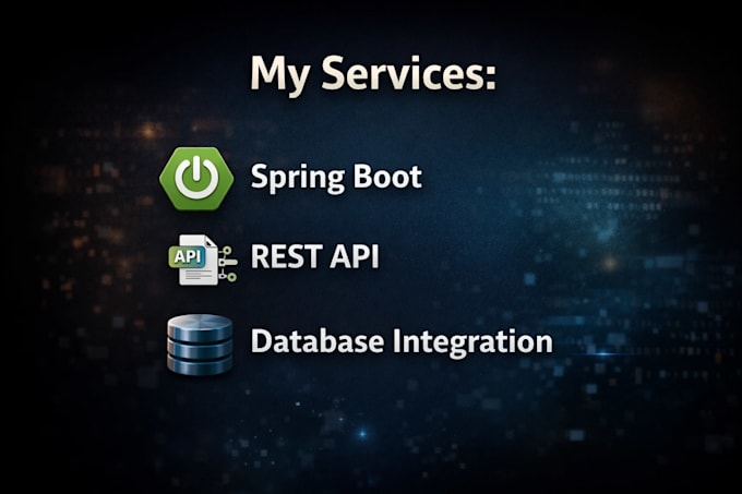 develop java applications spring boot backend solutions
