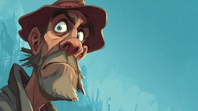 draw artistic cartoon caricatures