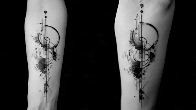 abstract or unique tattoo designs