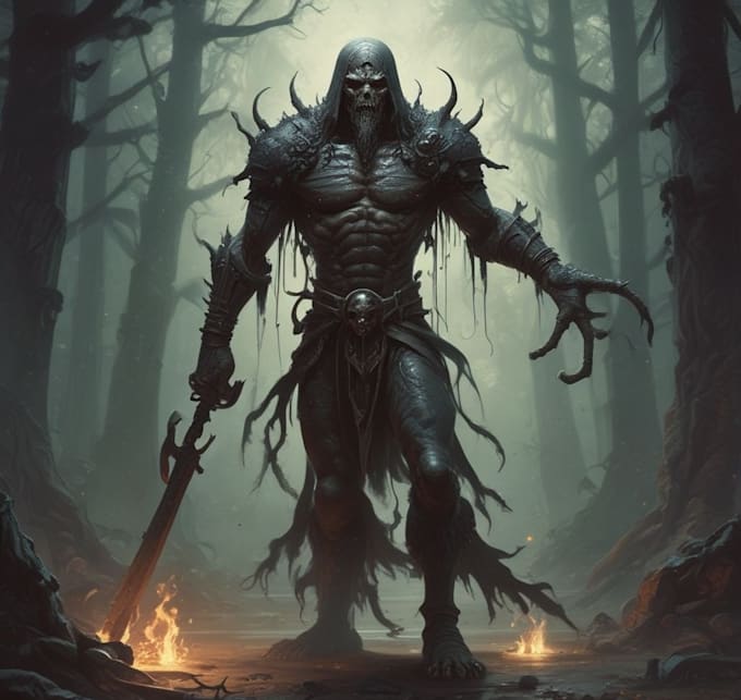 fantasy horror and fantasy horror character