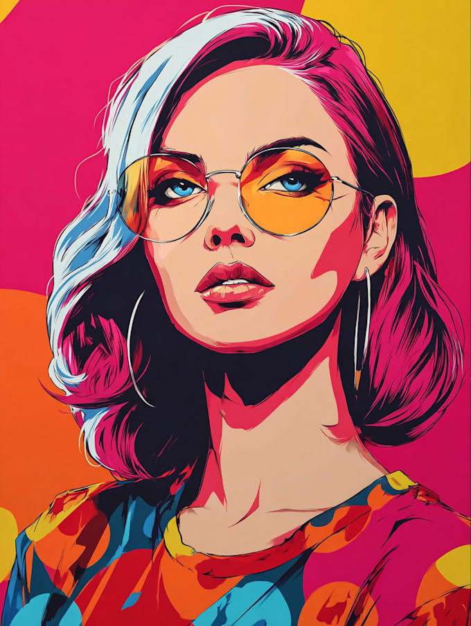 create a unique street pop art collage
