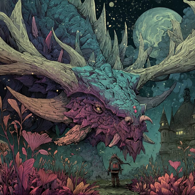 draw you monster or creature