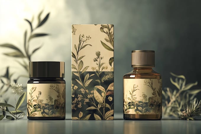 create premium label design and packaging design