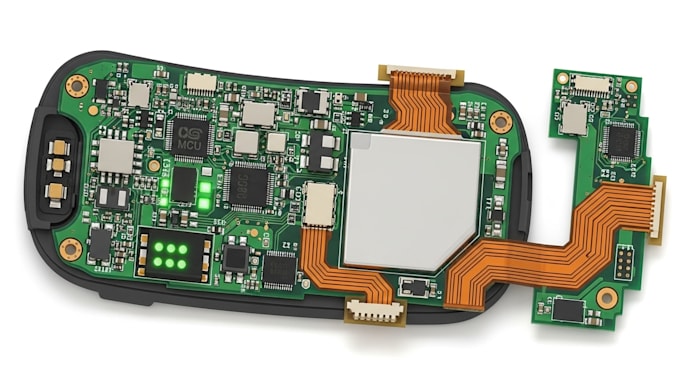 develop rigid flex pcb design for health device pcb and fitness tracker with bom