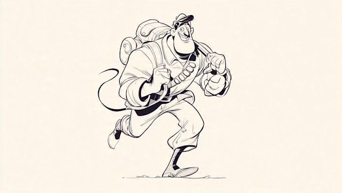 draw any cartoon illustration