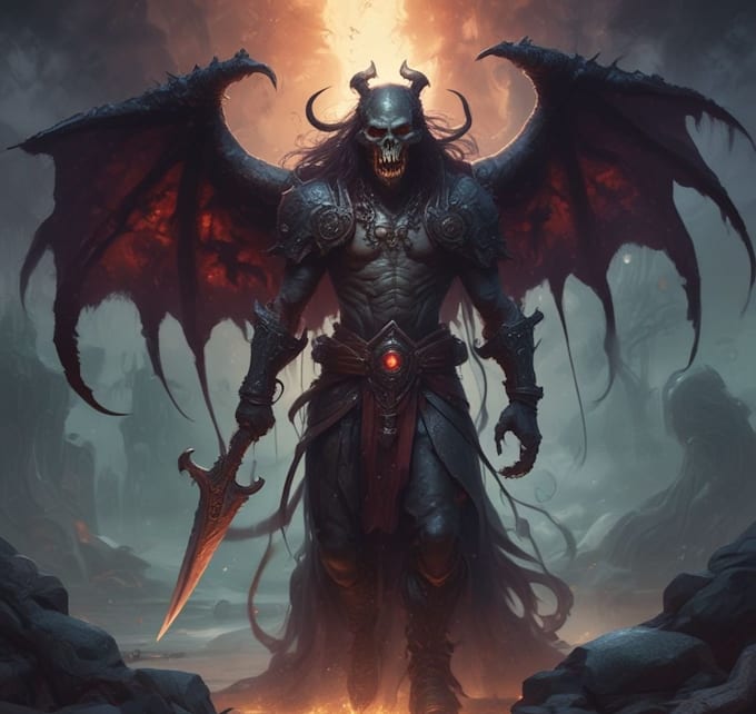 fantasy horror and fantasy horror character