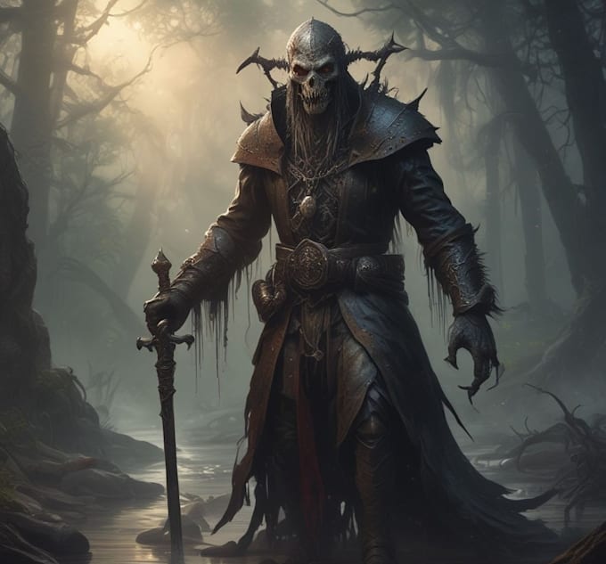 fantasy horror and fantasy horror character
