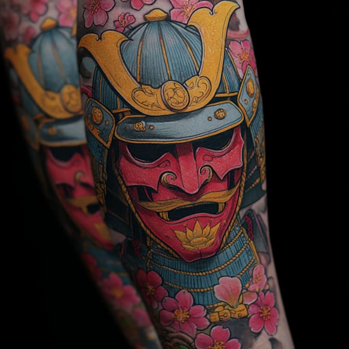 make a traditional japanese irezumi tattoo