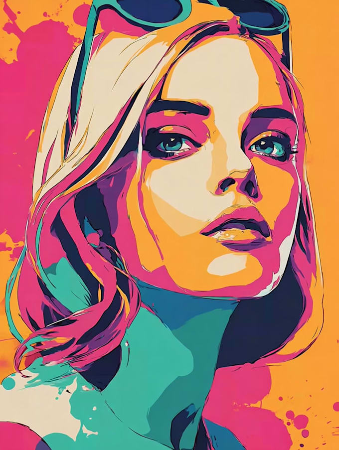 make an awesome pop art portrait from your photo