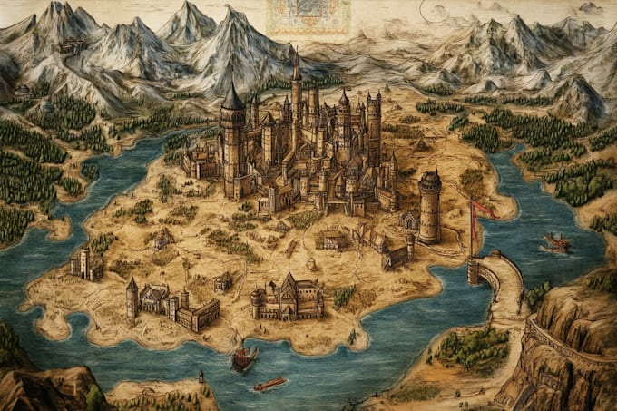 do fantasy map design