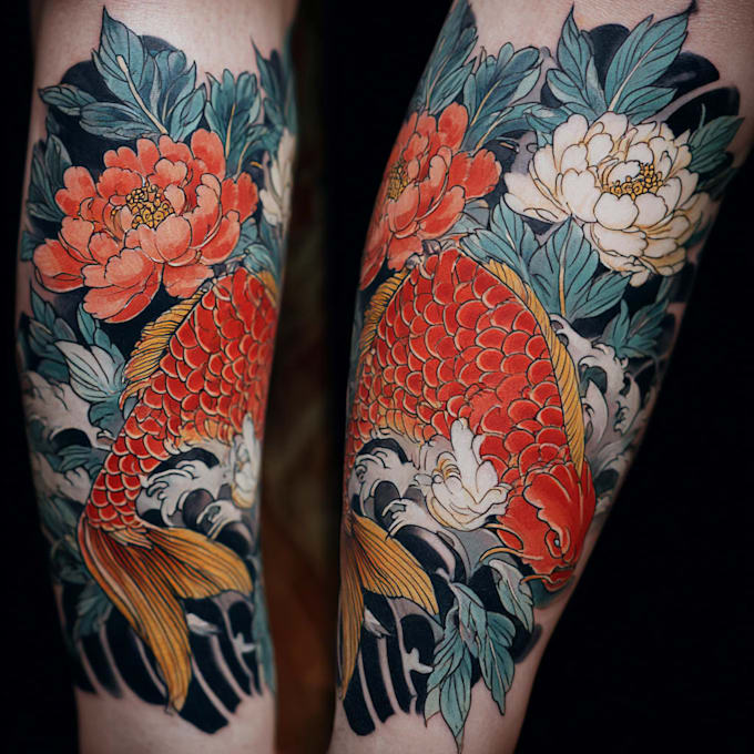 draw amazing japanese oriental tattoo