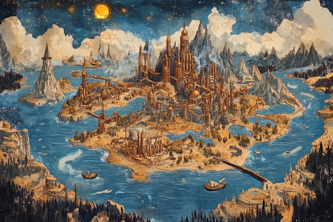 do fantasy map designs