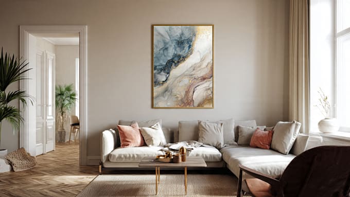 design elegant digital printable modern wall art for you