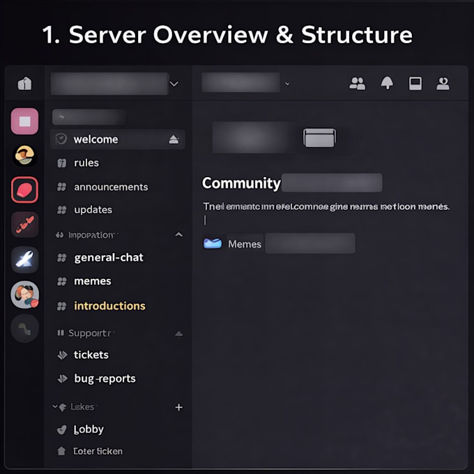create a professional discord server with bots and roles