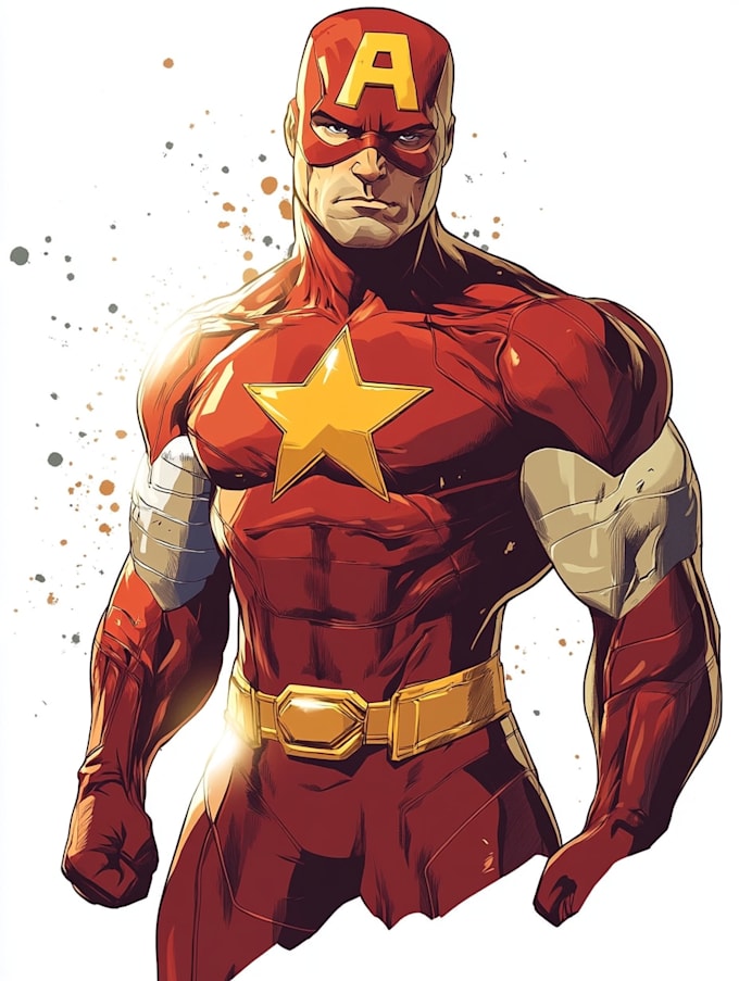 do superhero character for comics