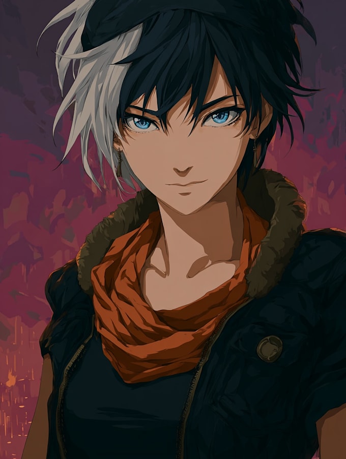 design and rigging 2d vtuber model, vtuber avatar anime