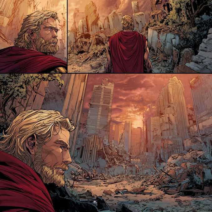 do a superhero comic