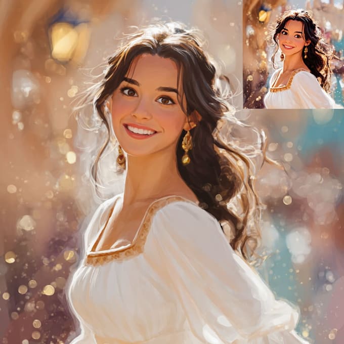 create images inspired by disney pixar style
