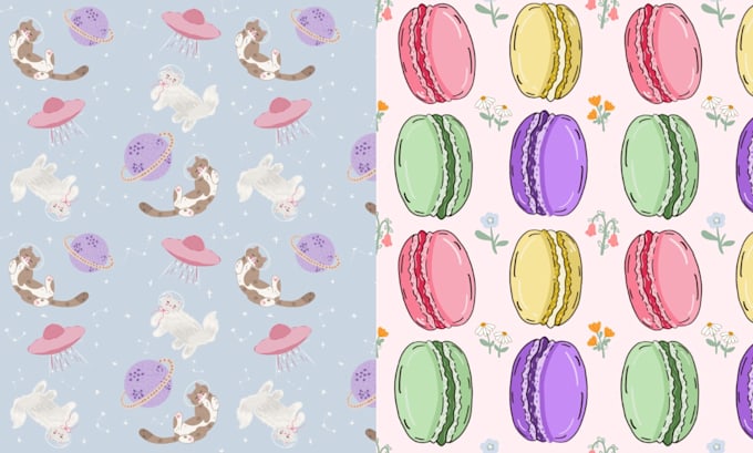 design seamless textile pattern designs for babies and kids