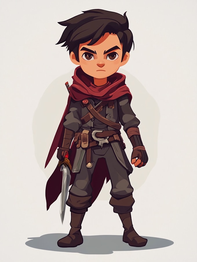 draw 2d game character or 2d game character