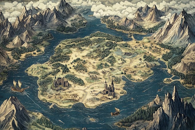 do amazing fantasy dnd map