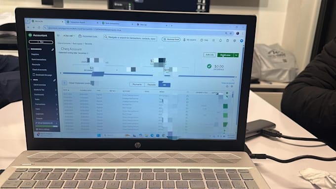do accounting setup, cleanup and bookkeeping in quickbooks