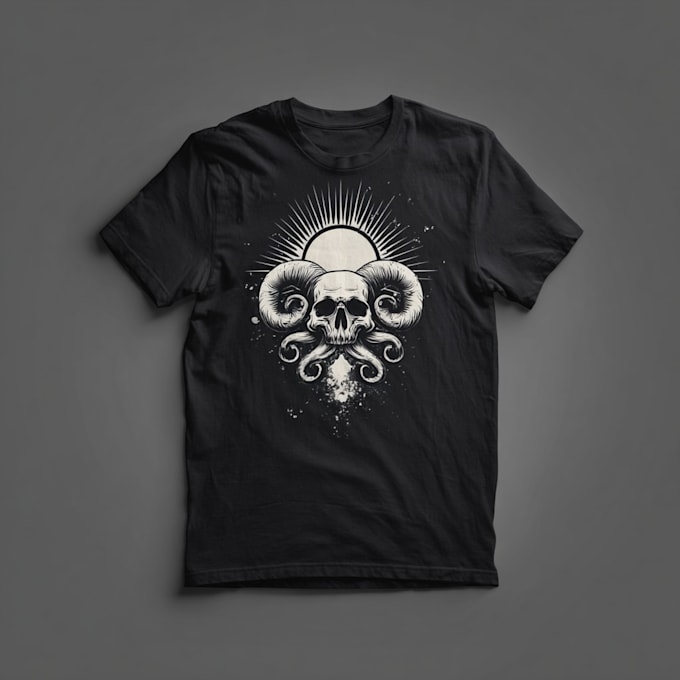 do creative tshirt and custom t shirt logo design