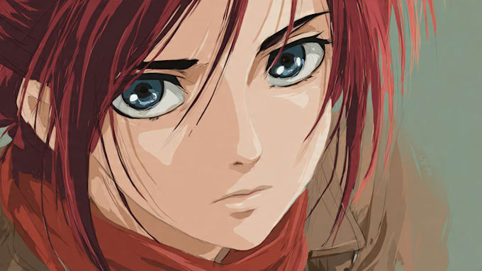 any character in anime style