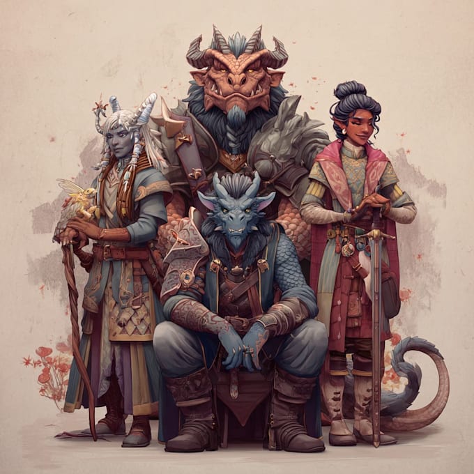 design dnd party and fantasy