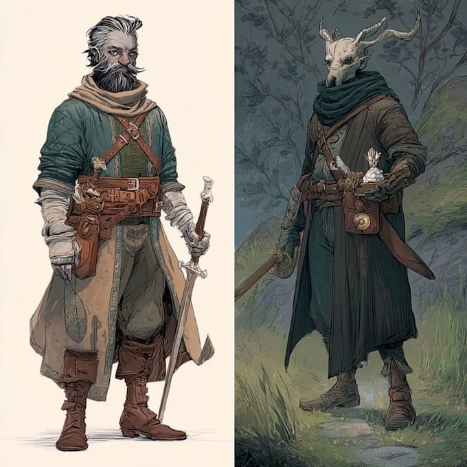 dnd character art and dnd character art
