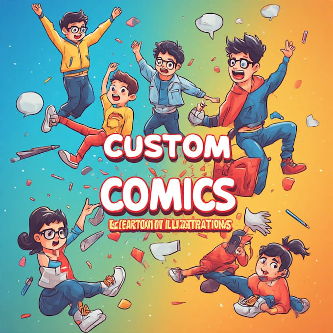 comics and cartoon comic illustrations