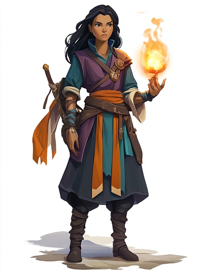 create 2d game character or 2d game character