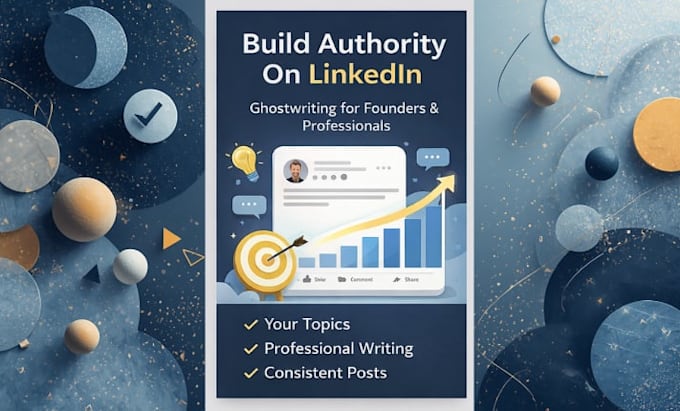 ghostwrite engaging linkedin posts for professionals and founders