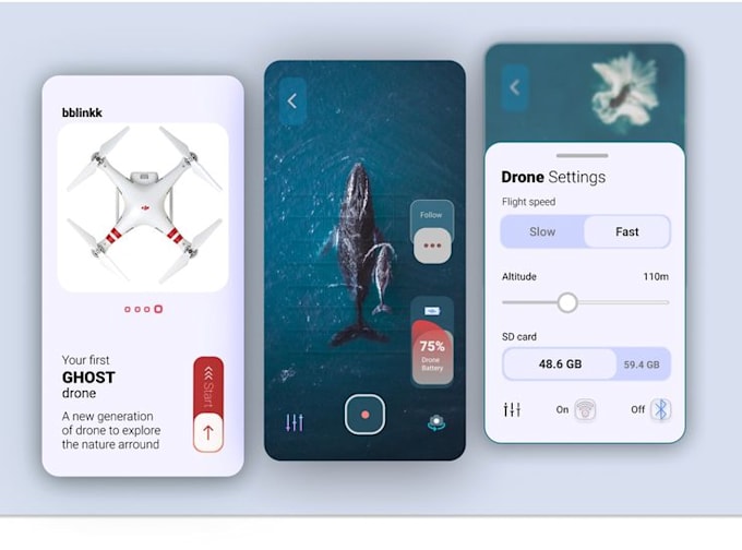 develop cruxie custom drone app with live video mapping and autonomous flight